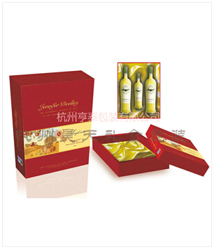 精制油礼盒的包装工艺设计